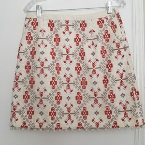 Anthropologie Maeve Blomma Skirt Size 6